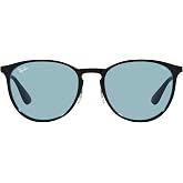 Ray-Ban RB3539 Erika Metal Polarized Round Sunglasses
