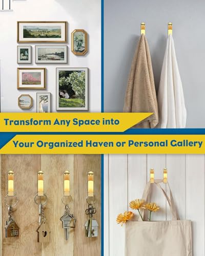 Uniclife Picture Hanging Kit 90 Pieces, 4.5 kg, 13 kg, 22 kg, 45 kg Reinforced Picture Holder for Drywall and Wood, Picture Hangers, Picture Hangers, Picture Hooks