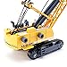 KDW 1/87 Scale Die-Cast Digging Cable Crane Excavator Alloy Construction Equipment Models