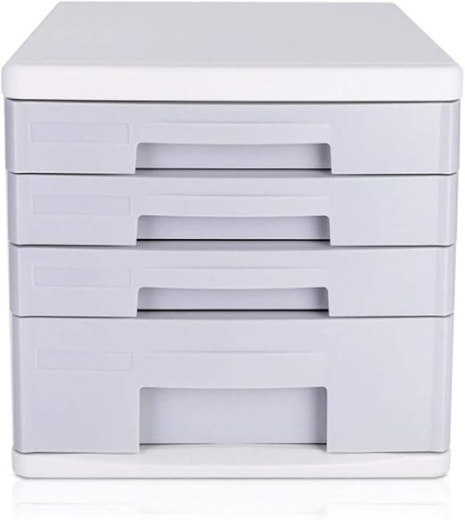 Amazon Com File Cabinets Desktop File Cabinet A4 Plastic Data Cabinet Drawer Desktop Cabinet File Storage Cabinet Storage Box Design 4 Layers Home Office Furniture Home Kitchen