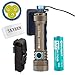 Olight Seeker 2 Pro 3200 Lumens Rechargeable Tactical Flashlight,with 21700 Battery and SKYBEN Battery Case