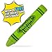 Best Stylus for Kids - Fun Crayon Stylus Pen. Green Kids Stylus for iPad, Tablets and Touch Screens