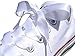White Flat Satin Ribbon Shoelaces, Shoe Laces For Kids, Youths & Women's Converse All Star Sneakers