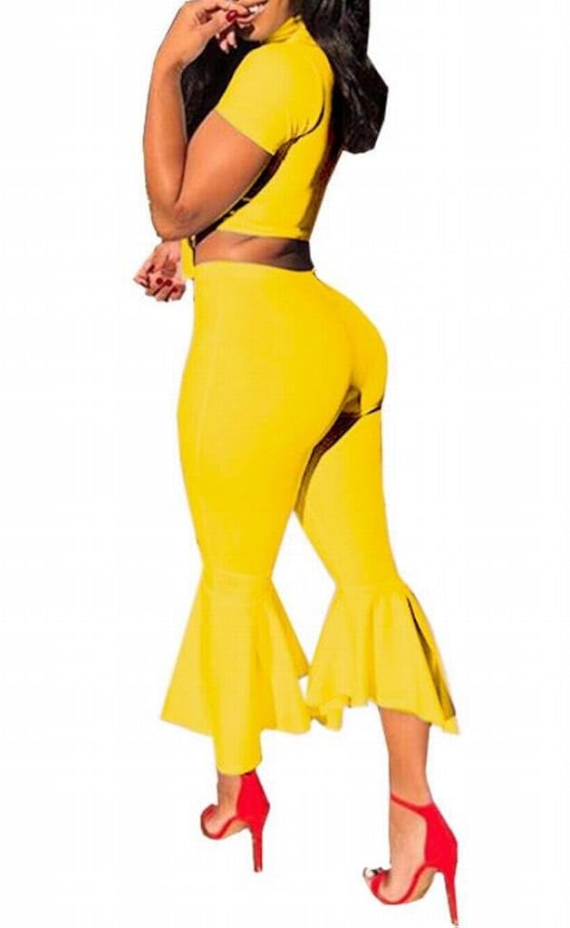 short bell bottom pants