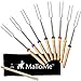 MalloMe Marshmallow Roasting Smores Sticks - Camping Accessories for Campfire Fire Pit Cooking - Set (Set of 8) primary