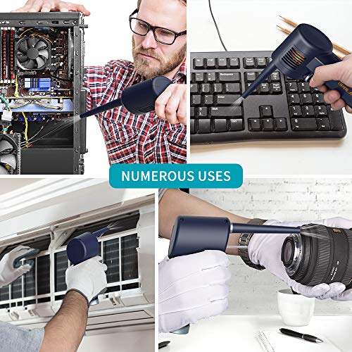 Compressed Air Duster, Electric Canned Air, 33000 RPM Electric Air Can