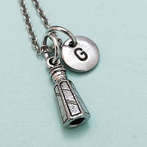 Salt shaker necklace, salt shaker charm, condiment necklace, personalized necklace