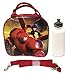 1 X Disney Big Hero 6 Lunch Box Bag with Shoulder Strap and Water Bottle Featuring Hiro, Baymax Mech