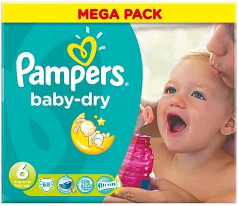 mega pack pampers 6
