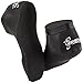 Seavenger SeaSnugs | Low Beach Socks for Sand Volleyball, Soccer, Snorkeling & Watersports (Black, Large)