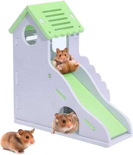 Amazon Co Jp Hyfjp 巣の色小さな家のおもちゃ小動物の巣ハムスターケージを眠れる森のペットcottagetoys Nesthamster Home Kitchen