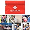 ASDOMO-Emergency-First-Aid-Kit-Pouch-Pack-Travel-Sport-Rescue-Medical-Treatment-Bag-2-PCS-Red