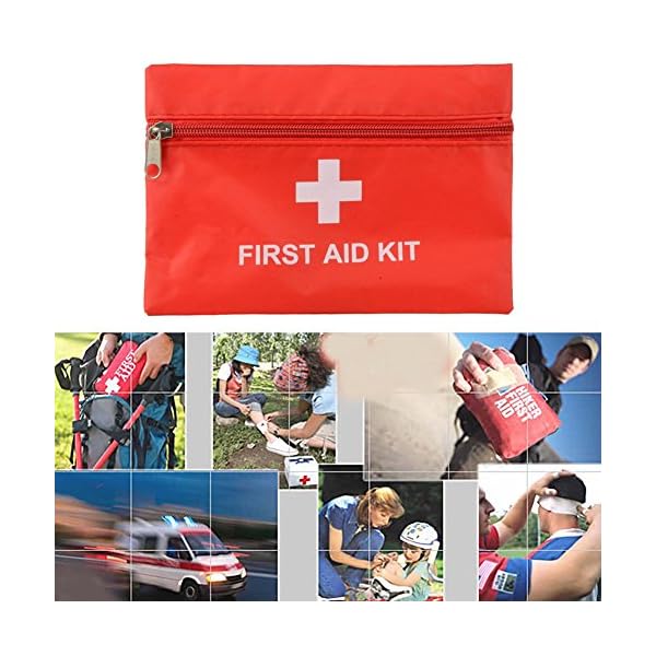 ASDOMO-Emergency-First-Aid-Kit-Pouch-Pack-Travel-Sport-Rescue-Medical-Treatment-Bag-2-PCS-Red
