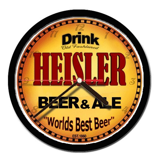 HEISLER beer and ale cerveza wall clock Home & Kitchen
