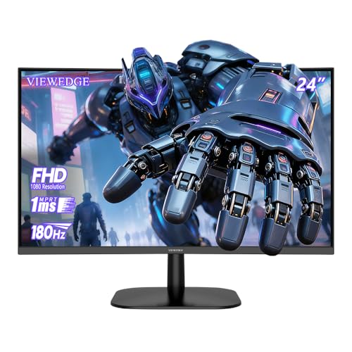 Viewedge 24" Curved Gaming Monitor 180Hz FHD