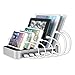 MixMart 6-Port USB Charging Station Docks for Multiple Devices like iPhone/ iPad/ Universal Smart Phones and Tablets (Silver)