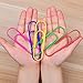 Huge Jumbo Paper Clips, 30 Pcs Large Mega Big Cute Paper Clips 4 Inches Vinyl Coated Giant Paperclips Multicolored for Files, Papers, Bookmark, Office Supply Accessories 6 Colors