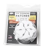 BoreSmith Triangle Patches, Cal 17 thru 20, Premium Gun Cleaning Patches, clamshell