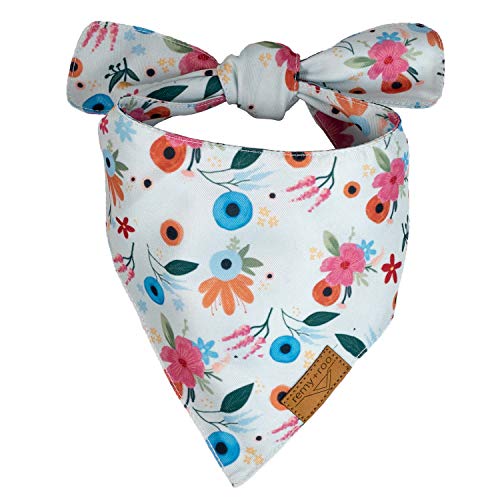 Remy+Roo Dog Bandanas 2 Pack Irene Set Premium Durable Fabric