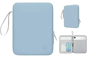 Multi-Functional 10.9 Inch Shockproof Protective Case - Blue Nylon Sleeve for Tablet/Laptop, Durable & Lightweight for Travel