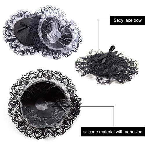 Brustpaste selbstklebend Pasties Pailletten Nippel Cover Aufkleber mit Quaste Dessous Brust Blütenblatt Pasty 4 Styles… – Bild 4