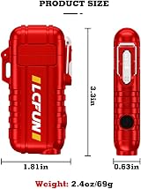 LcFun USB C Lighter with 360° Flexible Neck, Waterproof & Windproof Plasma view 6
