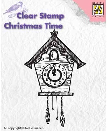 Nellies Choice Clears Tamp – Christmas Clock