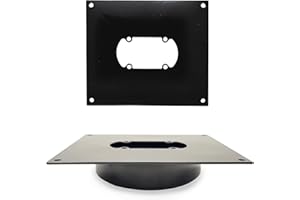 Butler Technik Stainless Steel Diesel Heater Turret Mount Plate for RV Motorhome Camper Eberspacher Espar Webasto Auxiliary Heating Furnace Extra Deep Mount PRO (30mm)