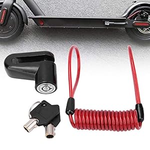 Keenso Motorcycle Lock, Metal Anti-diefstal Schijfremslot Heavy Duty voor Xiaomi Mijia M365 elektrische scooter