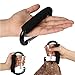 Dxg 2 Pack 13.58cm Grocery Bag Holder Handle Carrier Tool Grip Your Tote, Shopping and Plastic Bags with Packing Box, Black