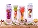 EMPO Infuser Water Bottle Sport BPA-Free Tritan 27 Oz Fruit Tea Infusion Bottle with Free Recipe Ebook - Large Capacity 100% Leak Proof - Multiple Color Options Ideal Summer Gift - Green