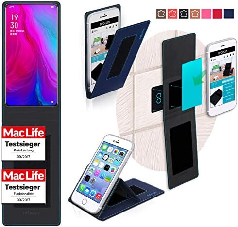 Cover for Oppo Reno Case | in Blue | Multifunctional Cover Bumper