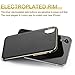 LOHASIC Leather Case for iPhone XR, Luxury Slim Fit Flexible Soft Full Body Grip Hybrid Bumper Shockproof Protective Cover Cases Compatible with Apple iPhone XR (2018) 6.1 inch - Black