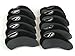 Scorpion Premium Golf Iron Club Head Covers Neoprene, Set of 10, Gary & Black