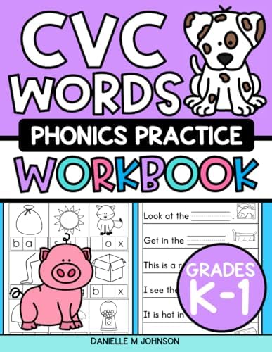 Amazon.com: My CVC Workbook: CVC Worksheets, Activities, and