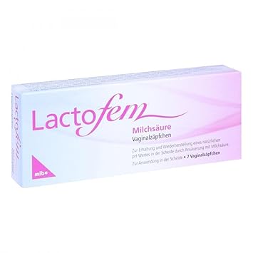 Lactofem Milchsäure Vaginalzäpfchen 7 stk
