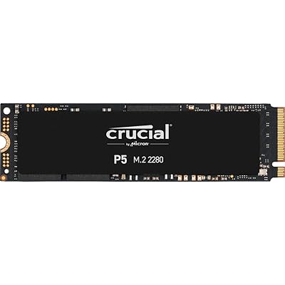 Crucial P5 500GB 3D NAND NVMe Internal SSD, up to 3400MB/s - CT500P5SSD8