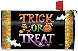 Halloween Trick or Treat Magnetic Mailbox Cover Holiday Spooky Briarwood Lane