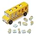 Melissa & Doug Number Matching Math Bus - Educational Toy with 10 Numbers, 3 Math Symbols, and 5 Double-Sided Cards