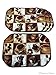 Set 4 Piece Coffee Placemats Espresso Latte Decor Table Cafe Kitchen Place Mats