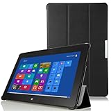 VSTNÂ® Asus VivoTab Smart ME400 ME400C Smart Cover Leather Folio Case Cover with Stand & Auto Sleep and Wake Up Function (For Asus ME400C, Black)