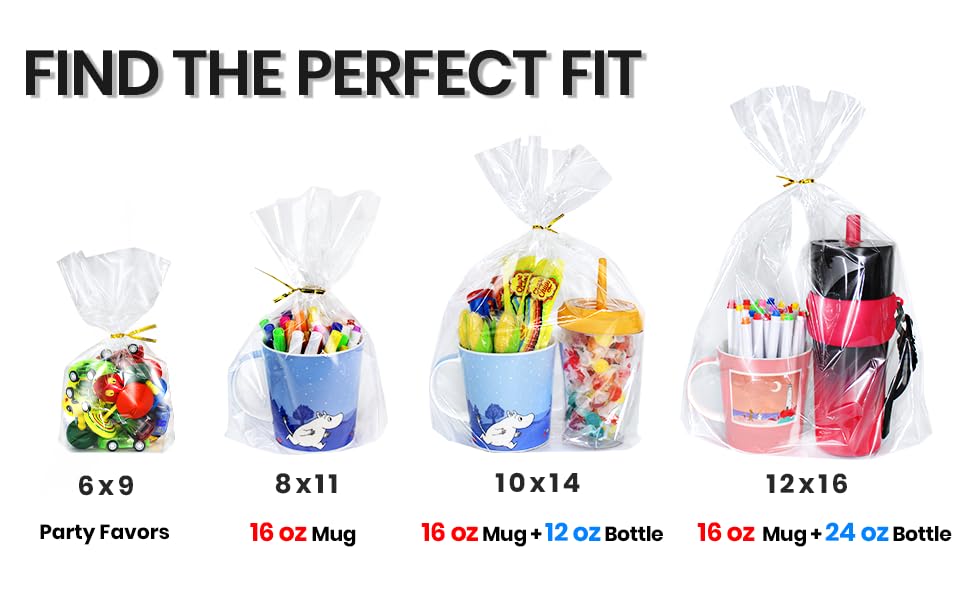 PigPotParty Cellophane Bags 8