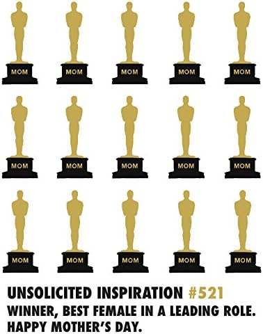 Quiplip UI5216pck Mother's Day Oscar Card (6 Pack)