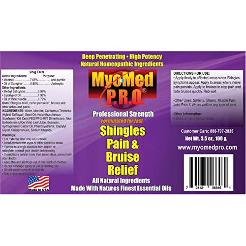 Best Shingles Treatment Cream for Pain Relief. Essential Oil Topical