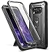 YOUMAKER Kickstand Case for Galaxy S8 Plus, Full Body with Built-in Screen Protector Heavy Duty Protection Shockproof Rugged Cover for Samsung Galaxy S8 Plus 6.2 inch - Black/Black