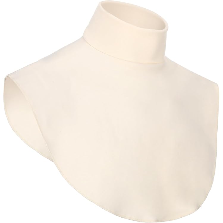 Ohoo Ribbed Cotton Blend Fake Turtleneck Dickey Collar