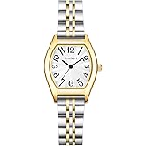 Szaikyri Barrel-Shaped Watch for Women with Easy Read Arabic Numerals Ladies Dress Watch