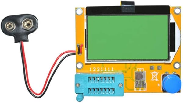 Guangcailun ESR Meter LCD Display Transistor Tester for Diode Triode Capacitance SCR Inductance Automatic Shutdown