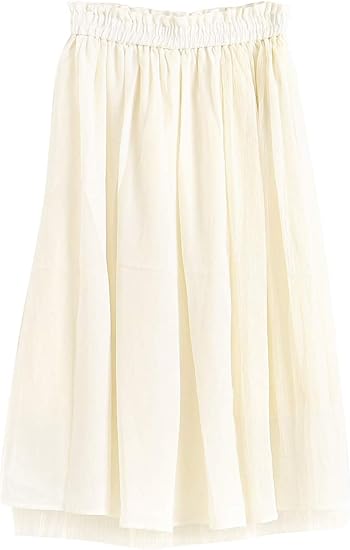 Amazon マジェスティックレゴン Majestic Legon マルチwayキラキラスカート M アイボリー スカート 通販