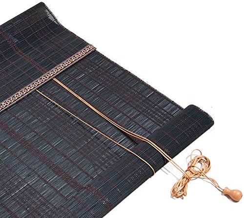 Yanzhen 竹すだれ バンブーカーテン 日焼け止め ティールーム レストラン 背景の装飾 耐摩耗性